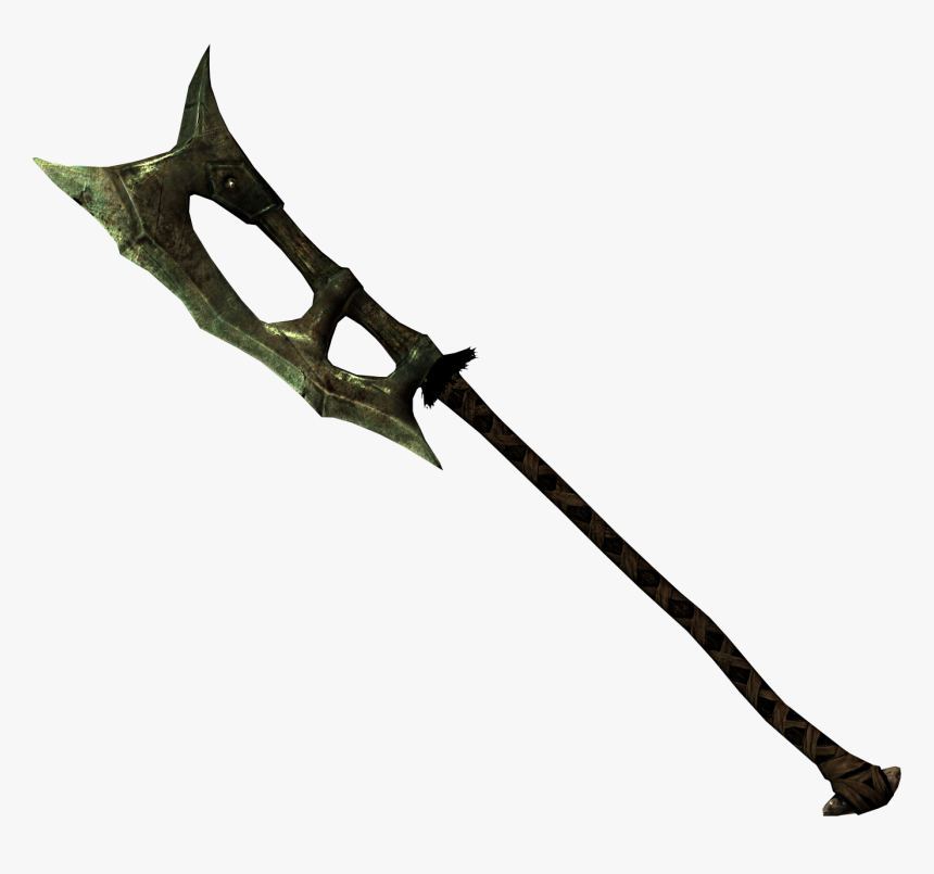 Elder Scrolls - Skyrim Battle Axe Iron, HD Png Download, Free Download