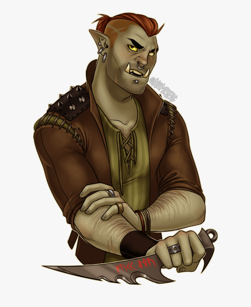 Orc Drawing Male - Cartoon, HD Png Download, Free Download