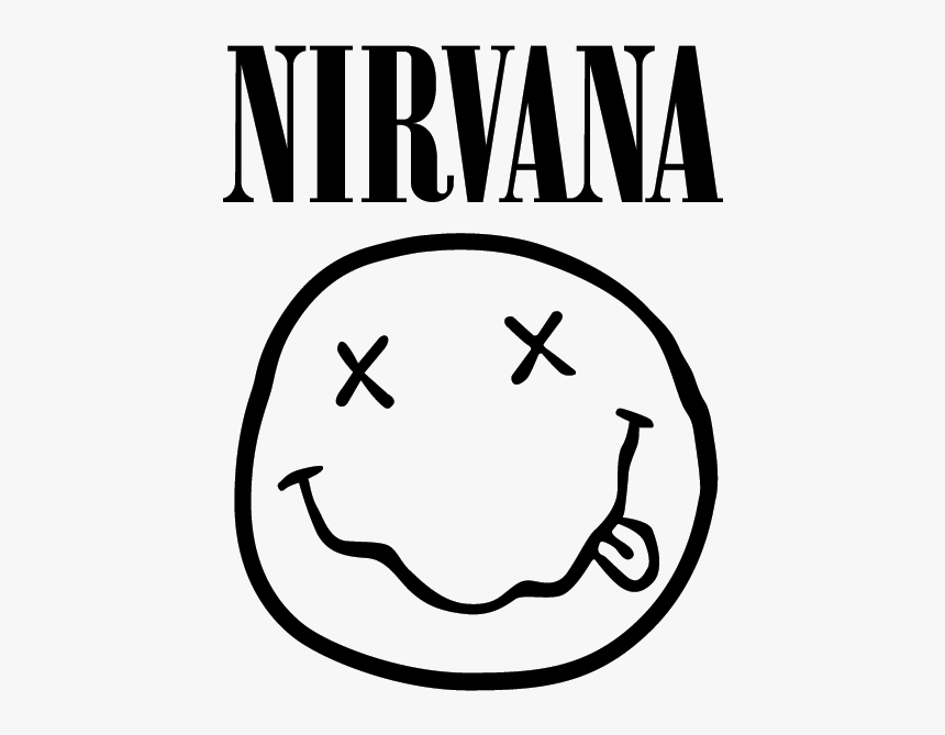 Nirvana Logo Black And White, HD Png Download, Free Download
