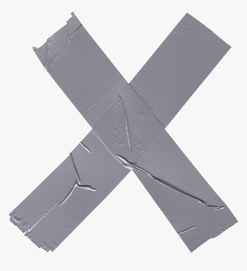 4 Cross X Duct Tape - Duct Tape Tape Transparent Background, HD Png Download, Free Download