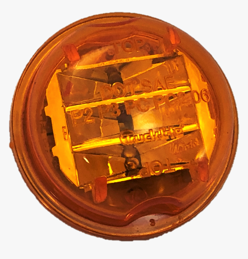 Round Led Amber Marker Clearance Light Tl 30375y - Wood, HD Png Download, Free Download