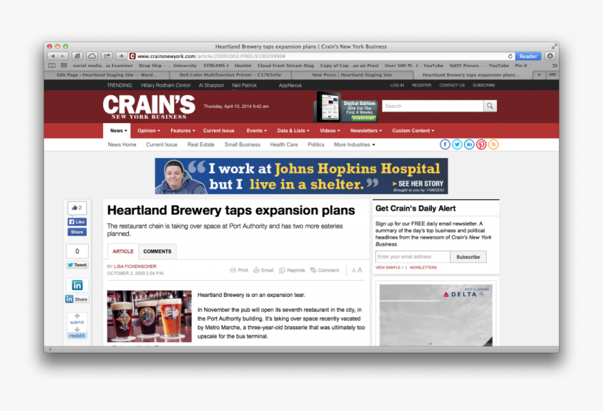 Crain's New York, HD Png Download, Free Download