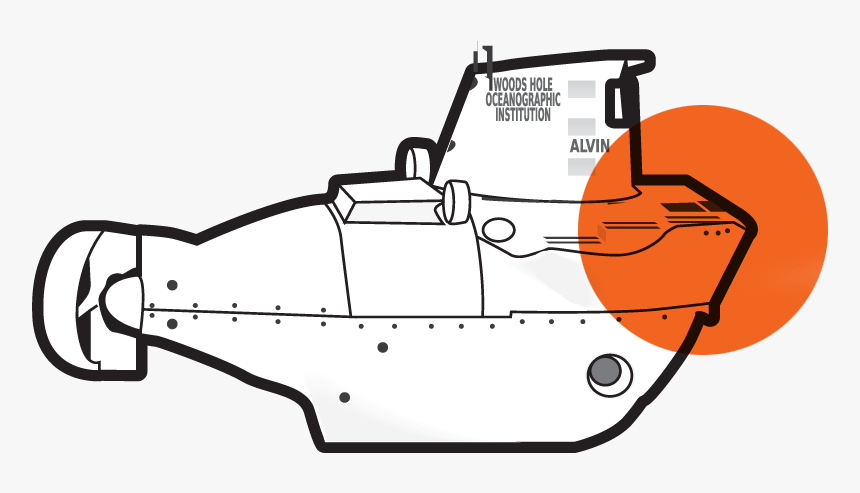 Alvin Submarine Drawing Clipart , Png Download - Alvin Submersible Clip Art, Transparent Png, Free Download