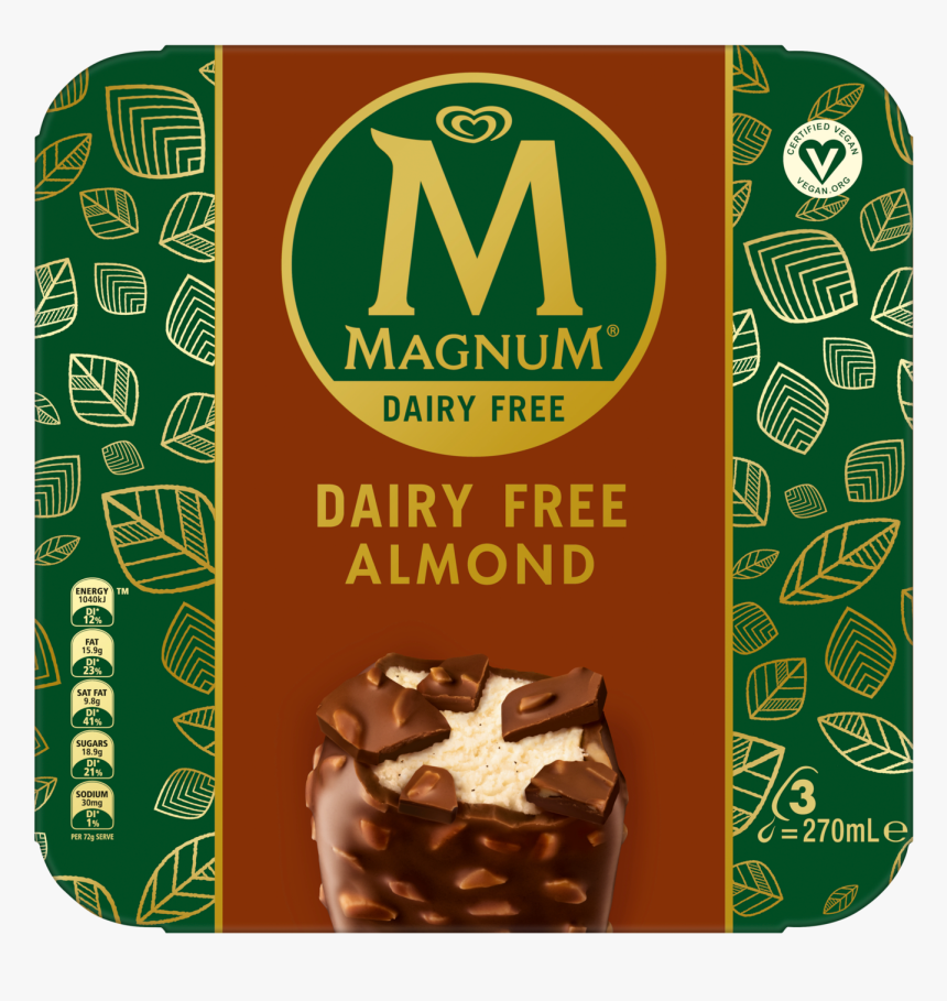 Magnum Dairy Free Almond, HD Png Download, Free Download