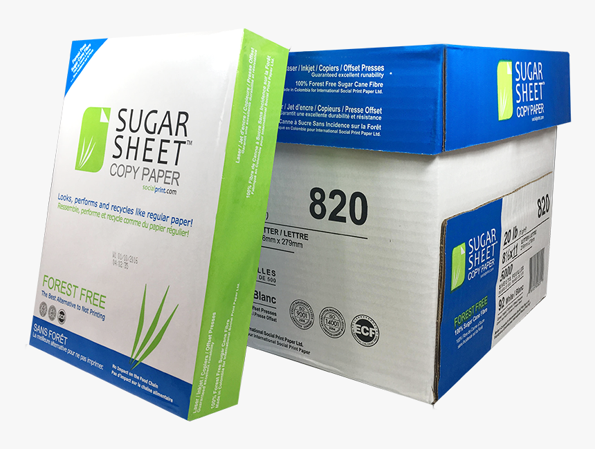 Sugar Sheet Copy Paper , Png Download - Box, Transparent Png, Free Download