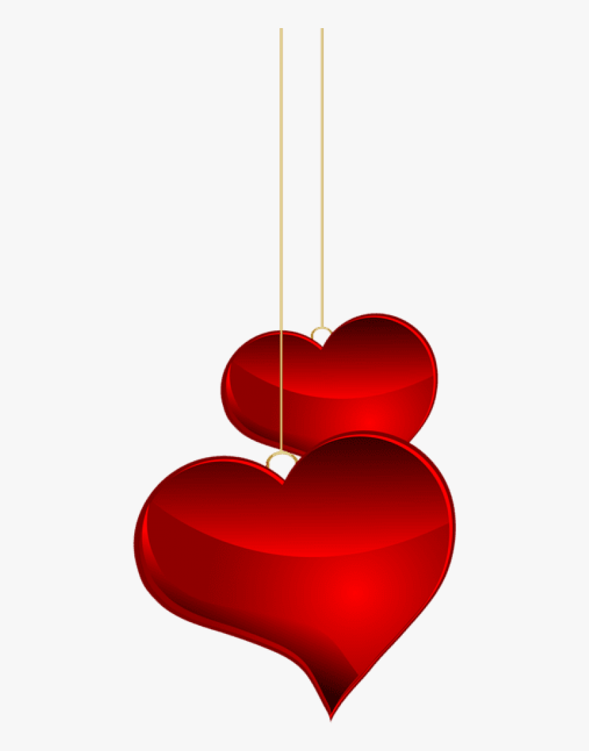 Free Png Hanging Hearts Png Images Transparent , Png - Transparent Hanging Heart Png, Png Download, Free Download