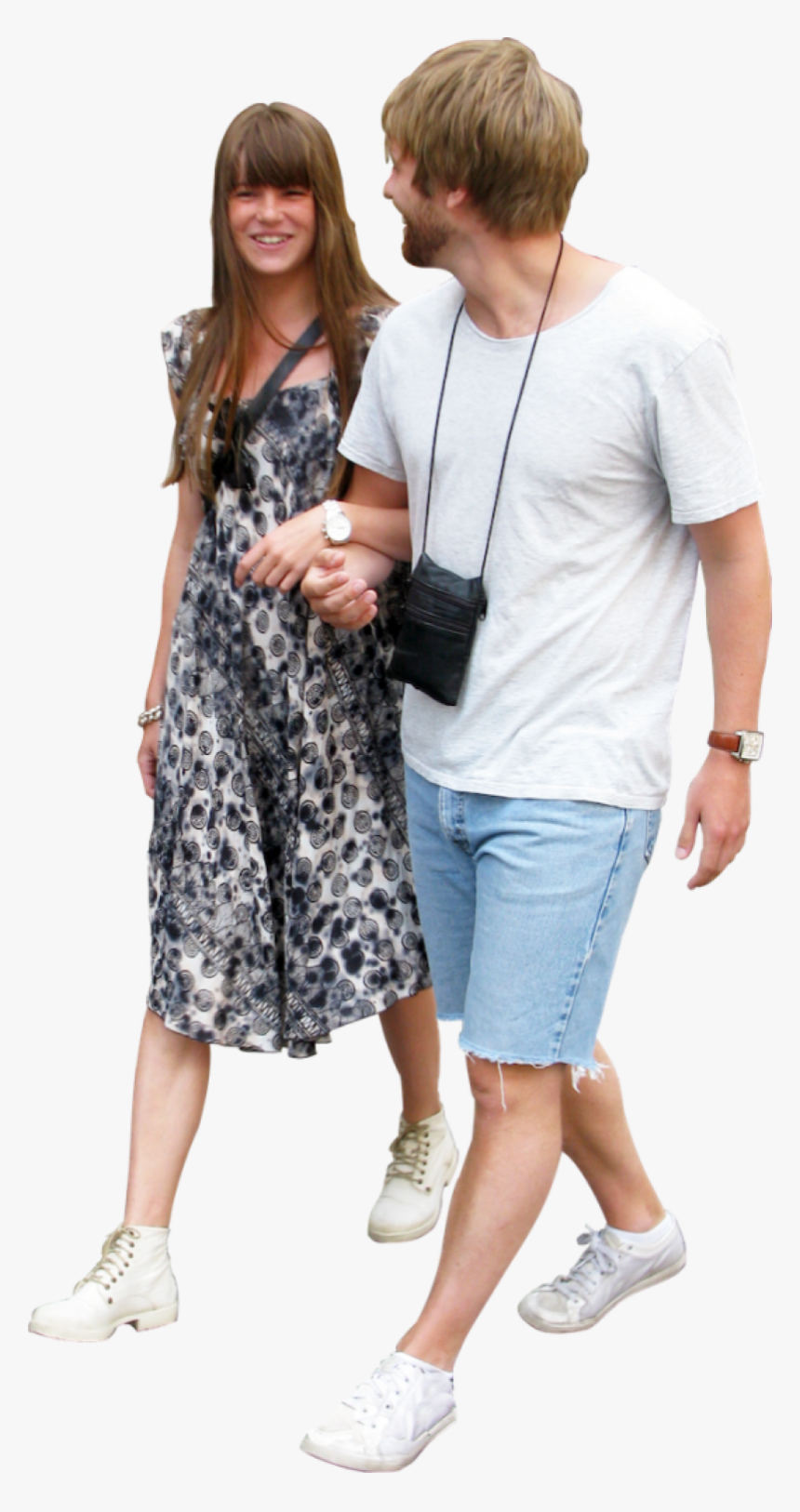 El Couple Walking Png Image - Couple Walking Png, Transparent Png, Free Download