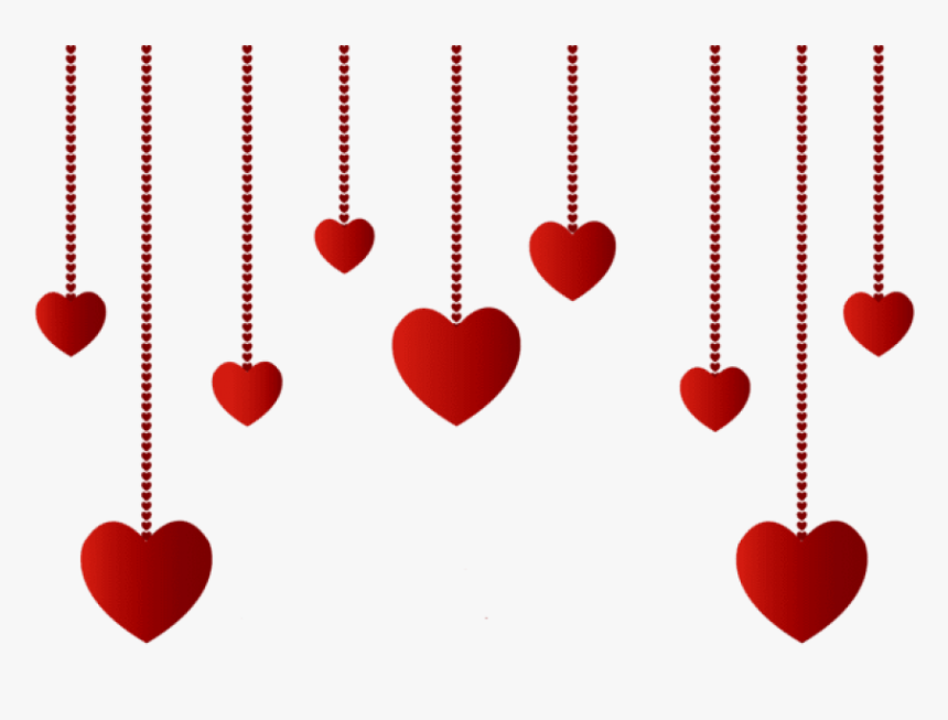 Free Png Download Hanging Hearts Decoration Png Images - Valentines Transparent Background Png, Png Download, Free Download
