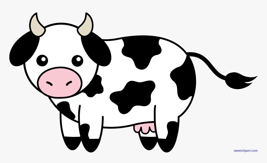 Cow Transparent Tumblr - Cow Clipart Transparent Background, HD Png Download, Free Download