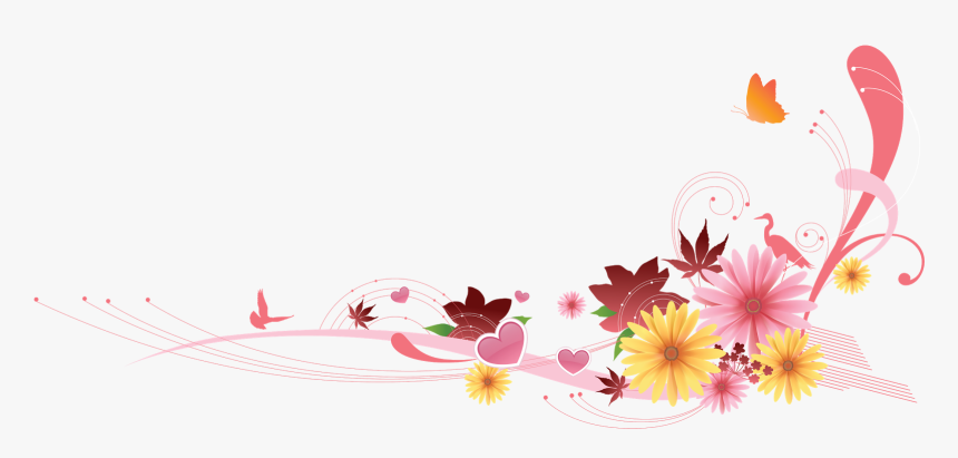 Flower Design Background Png, Transparent Png, Free Download