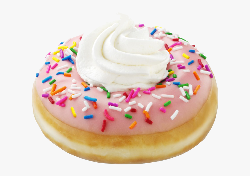 Krispy Kreme Strawberry Iced Doughnut, HD Png Download, Free Download