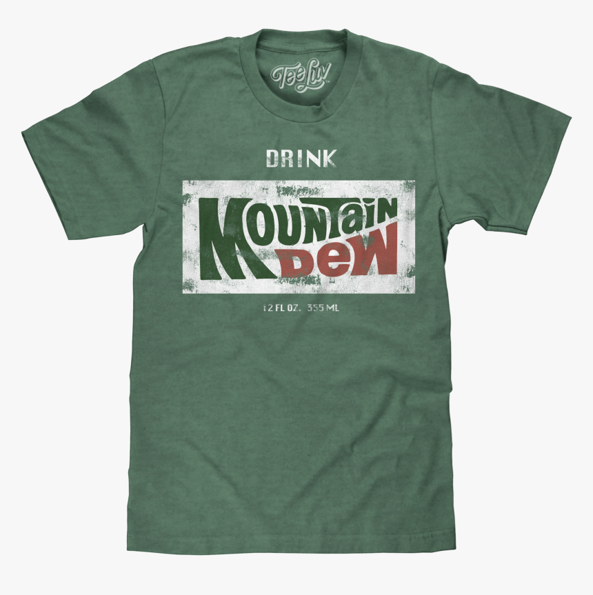 Big And Tall Green Mountain Dew T Shirts, HD Png Download, Free Download