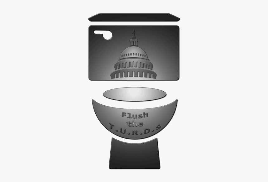 Flush The T - Gender Neutral Toilet Symbol, HD Png Download, Free Download