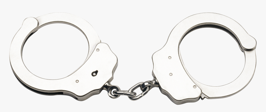 Silver Handcuff - Handcuffs Overlay, HD Png Download, Free Download