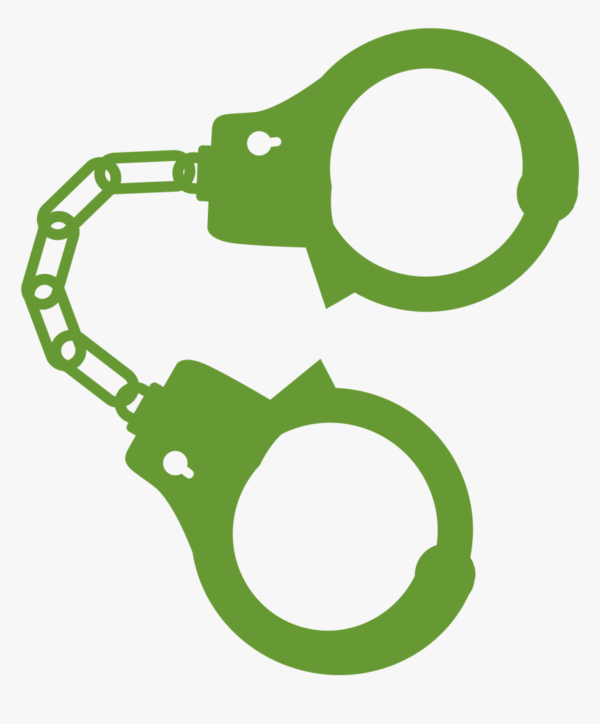 Handcuff Icon Png - Handcuffs Infographic, Transparent Png, Free Download