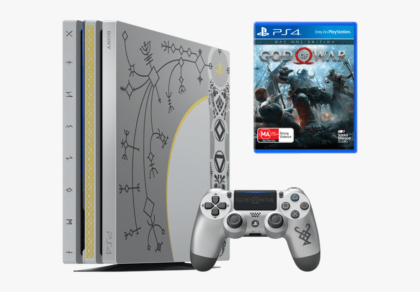 Playstation4 Pro 1tb God Of War Limited Edition Console - Ps4 Pro God Of War, HD Png Download, Free Download