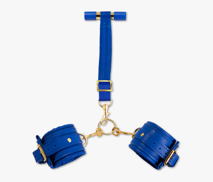 Adjustable Navy Blue Pvc Vegan Leather Brass Over The - Chain, HD Png Download, Free Download