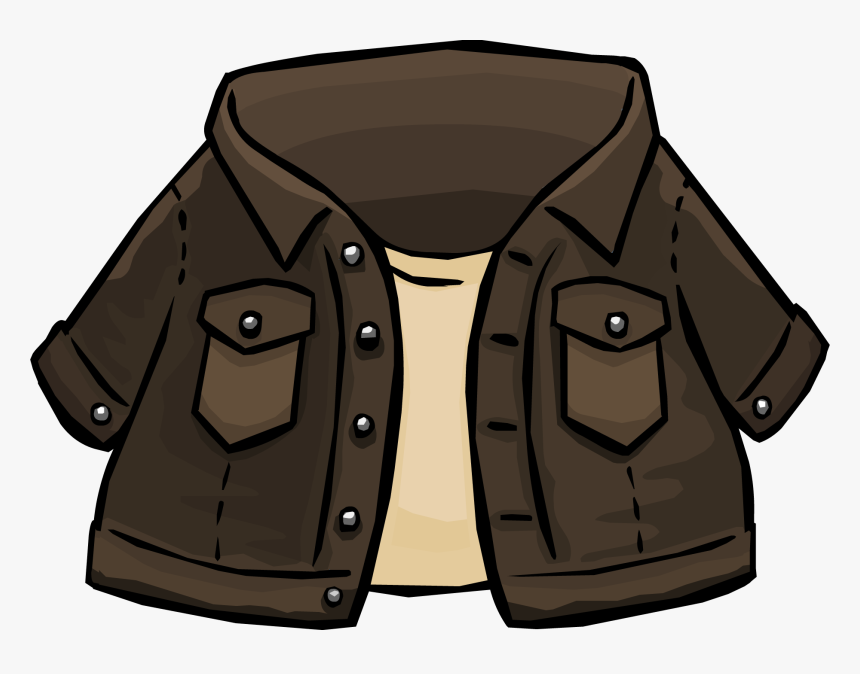 Club Penguin Rewritten Wiki - Jean Jacket, HD Png Download, Free Download