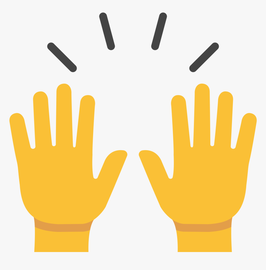 Transparent Boi Hand Emoji Png - Raising Hands Emoji Png, Png Download, Free Download