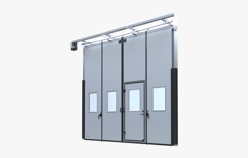 Assa Abloy Fd2250p In White Aluminum Ral 9006 - Assa Abloy Industrial Doors Png, Transparent Png, Free Download