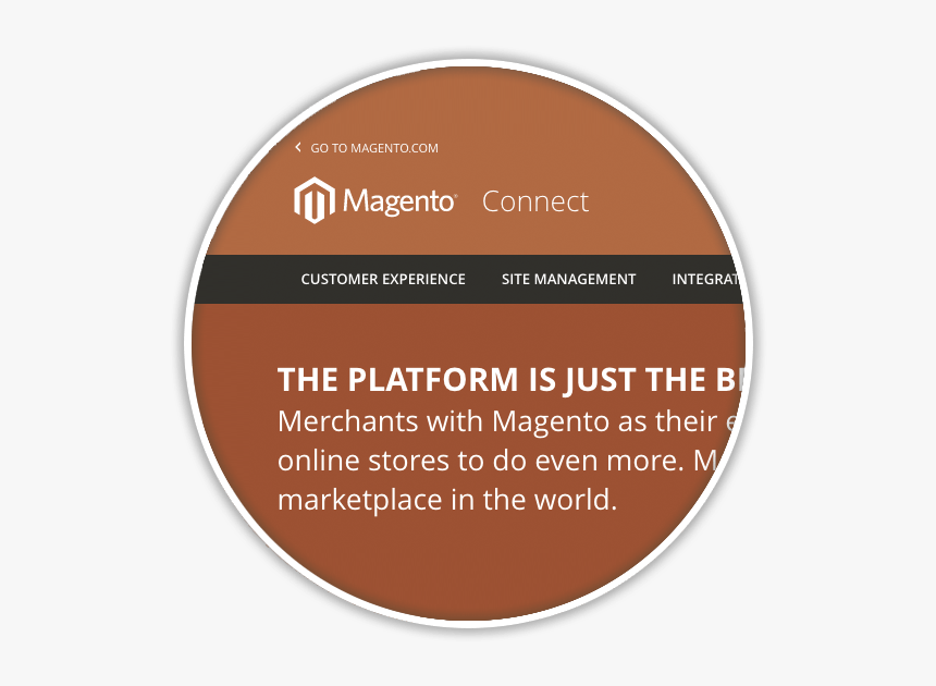 Magento Commerce Magentoconnect Homepage, HD Png Download, Free Download