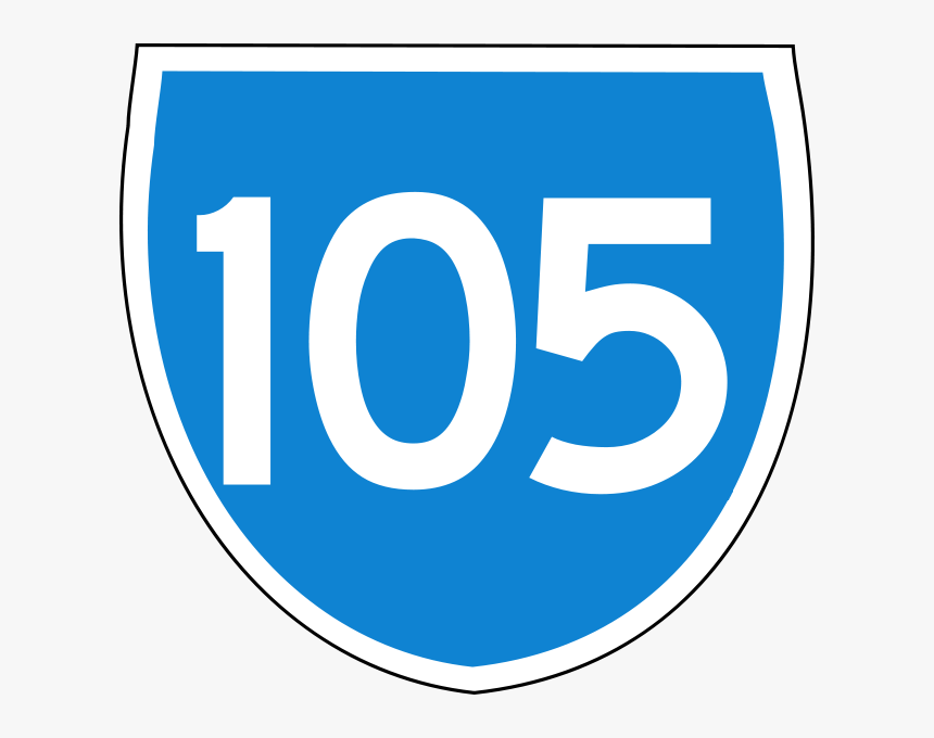 105 Based On Australian State Route Signs - Emblem, HD Png Download, Free Download