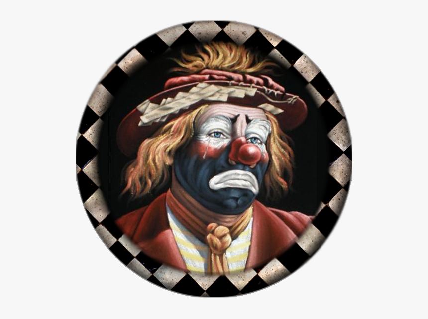 Sad Clown Velvet Painting, HD Png Download, Free Download