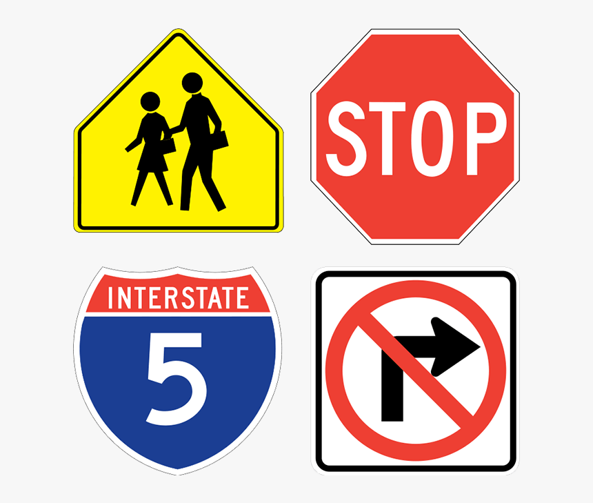 Standard Street Signs - Real Object Of Octagon, HD Png Download, Free Download