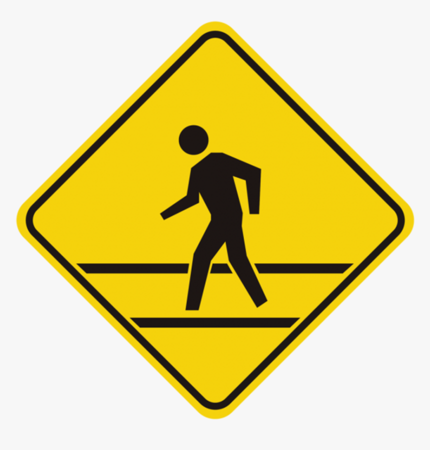 Transparent Street Signs Png - Pedestrian Crossing Sign, Png Download, Free Download