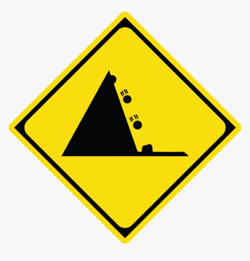 Yellow Caution Sign Template, HD Png Download, Free Download