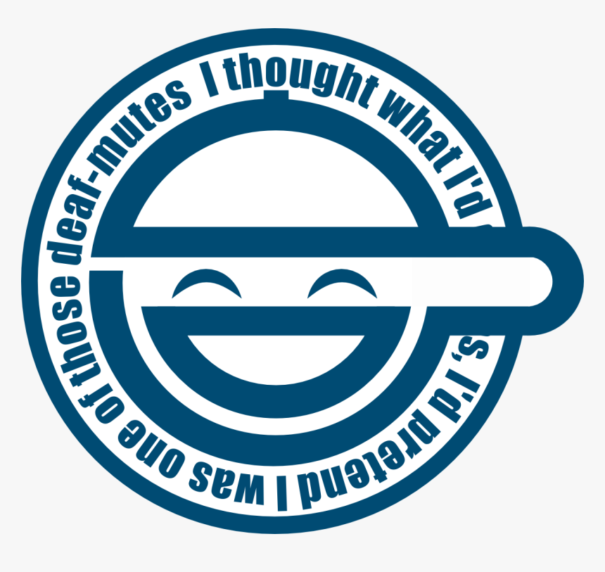 Laughing Man Logo Png, Transparent Png, Free Download