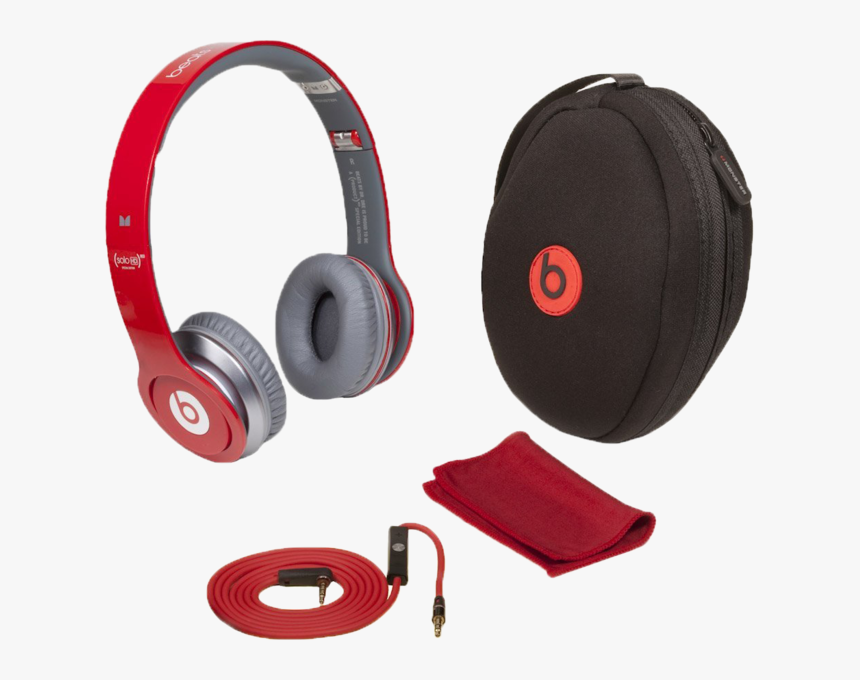 Red Solo Beats By Dre Pack - Fone Beats Dr Dre, HD Png Download, Free Download