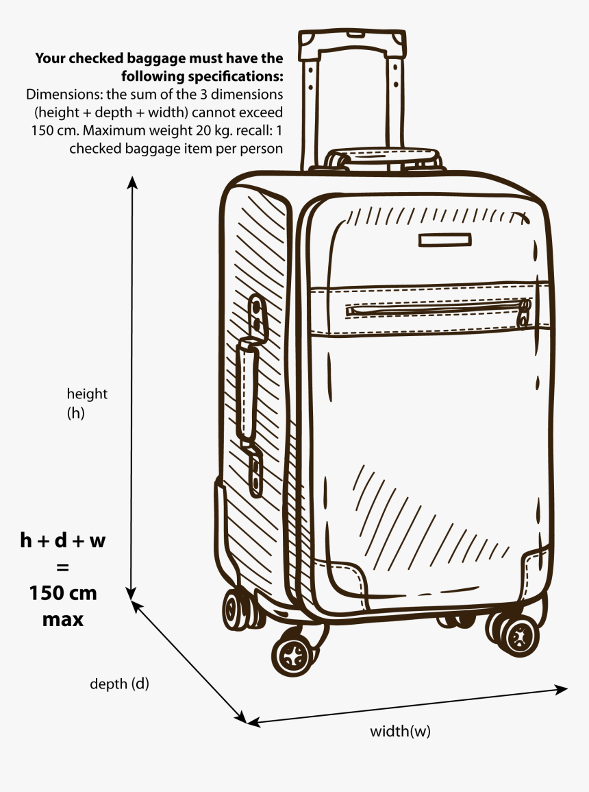 Hand Luggage, HD Png Download, Free Download