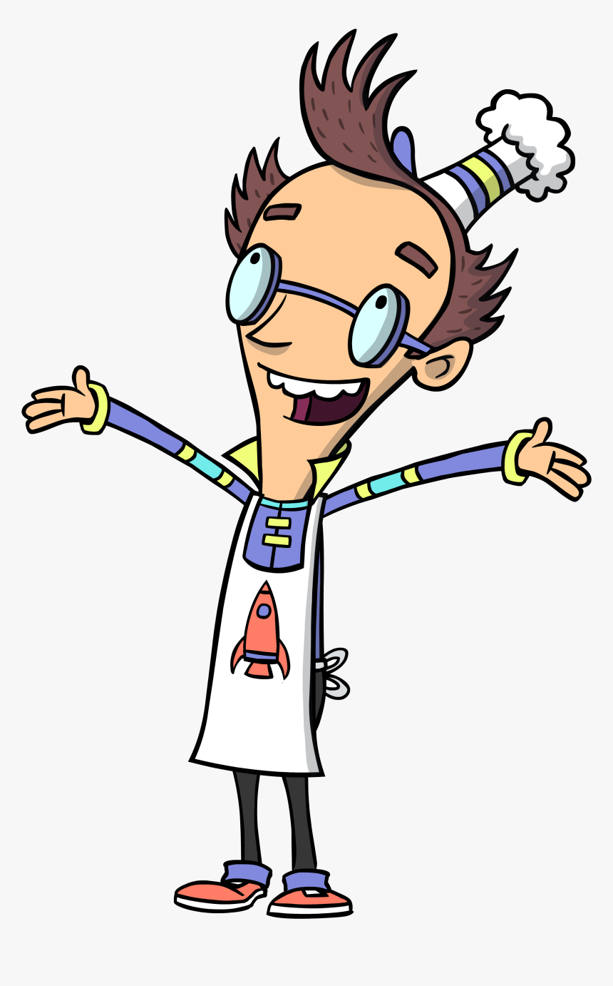 Professor Fizzy Fizzy Lunch Lab Pbs Kids Television - Pbs Kids Fizzy's Lunch Lab, HD Png Download, Free Download