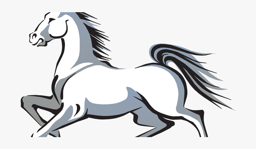 White Horse Pictures Cartoon, HD Png Download, Free Download