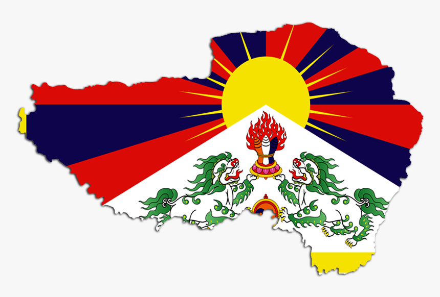 The National Flag Of Tibet - Tibetan Flag, HD Png Download, Free Download