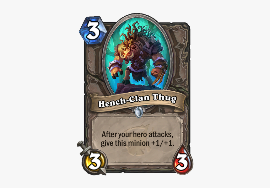 Zn C 3 Hench-clan Thug - Hench Clan Thug Hearthstone, HD Png Download, Free Download