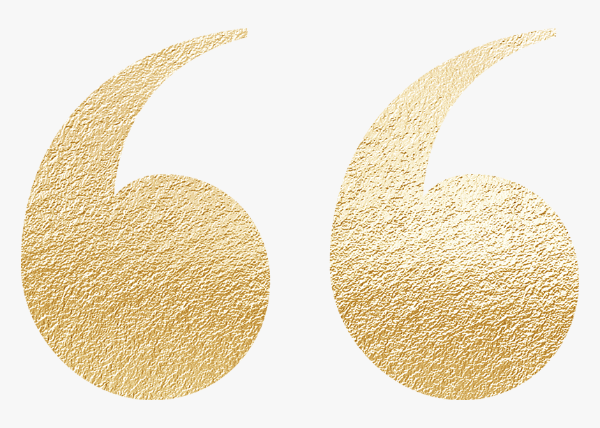 Quotation Marks Png Gold, Transparent Png, Free Download