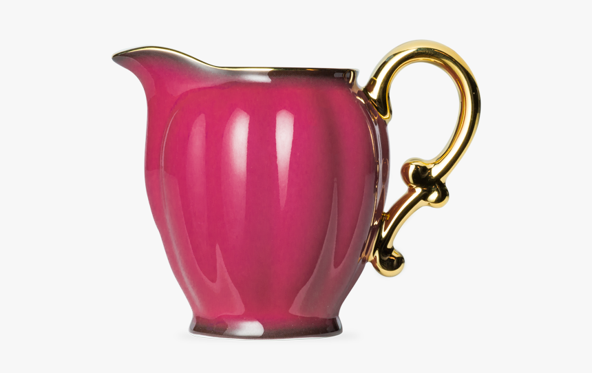 Ombre Opulence Burgundy Milk Jug - Ceramic, HD Png Download, Free Download