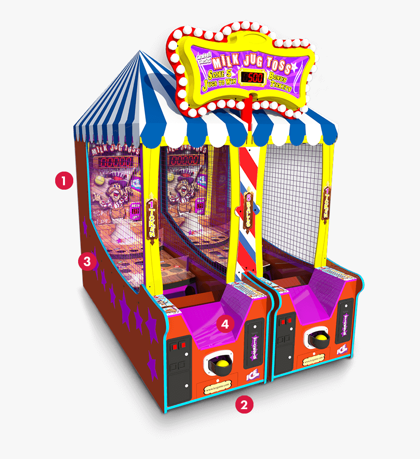 Milk Jug Toss Arcade Game, HD Png Download, Free Download