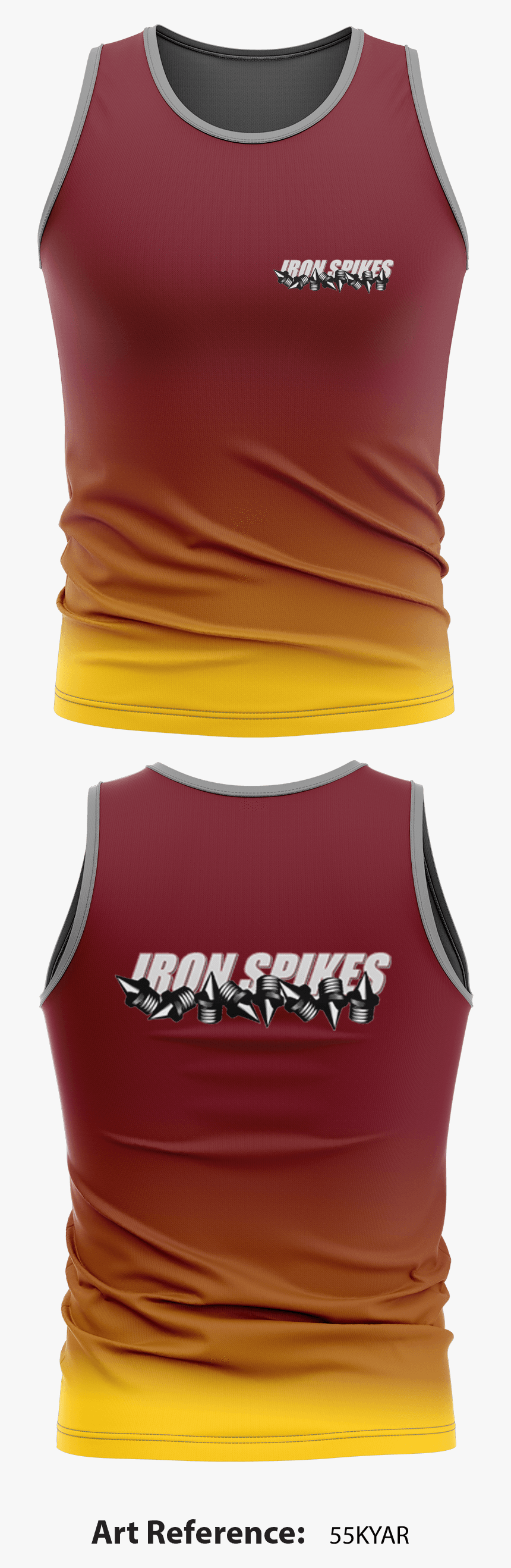 Iron Spikes Track And Field Club Men"s Tank Top - Active Tank, HD Png Download, Free Download