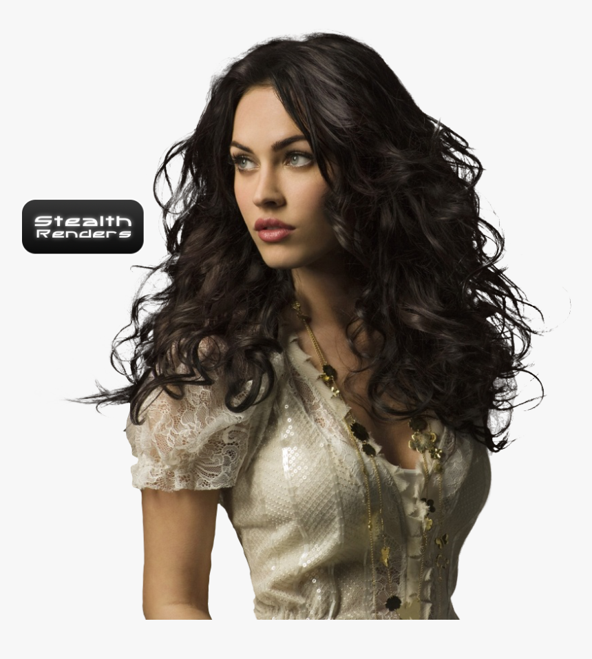 Discover Ideas About Megan Fox Style - Megan Fox With Curly Hair, HD Png Download, Free Download