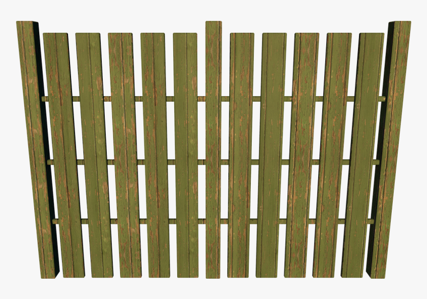 Fence Wood Isolated Free Photo - גדר לגינה, HD Png Download, Free Download
