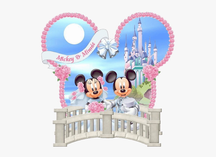 Mickey And Minnie At Castle, HD Png Download, Free Download