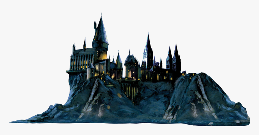 Hogwarts Castle Silhouette Png, Transparent Png, Free Download
