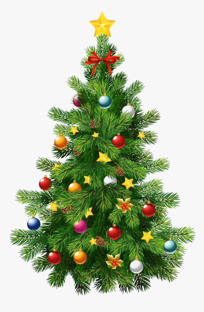 Decorative Christmas Pine Tree Png Photos - Clipart Transparent Christmas Tree, Png Download, Free Download