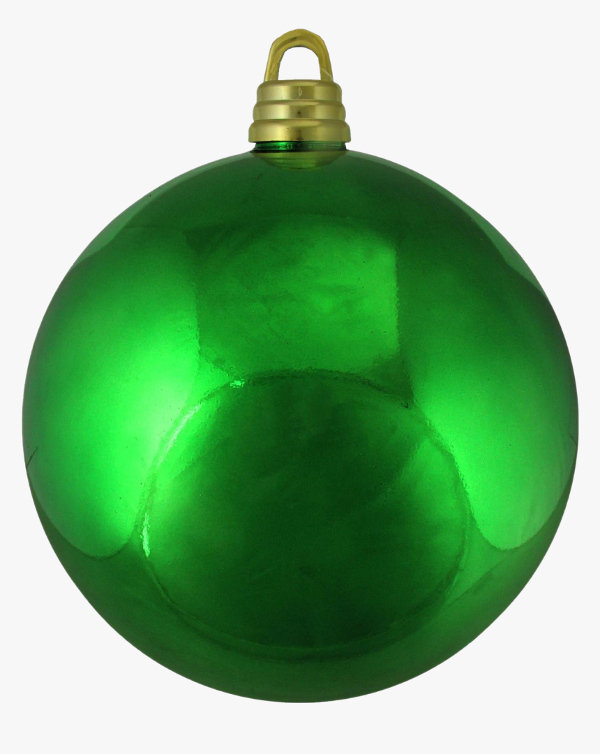 Single Green Christmas Ball Png Clipart - Christmas Decorations Green Christmas Balls, Transparent Png, Free Download