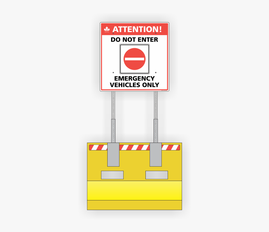 Sun-s11049 - Do Not Enter Emergency Vehicles, HD Png Download, Free Download