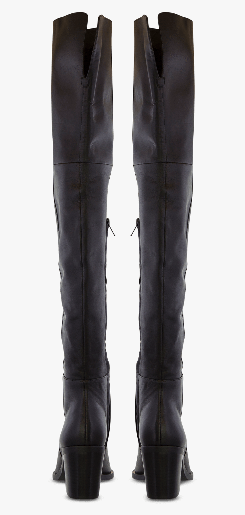 Stefani Black Como Back - Knee-high Boot, HD Png Download, Free Download