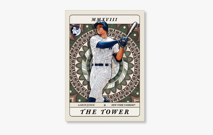 Aaron Judge 2018 Topps Gypsy Queen Baseball Tarot Of - College Softball, HD Png Download, Free Download